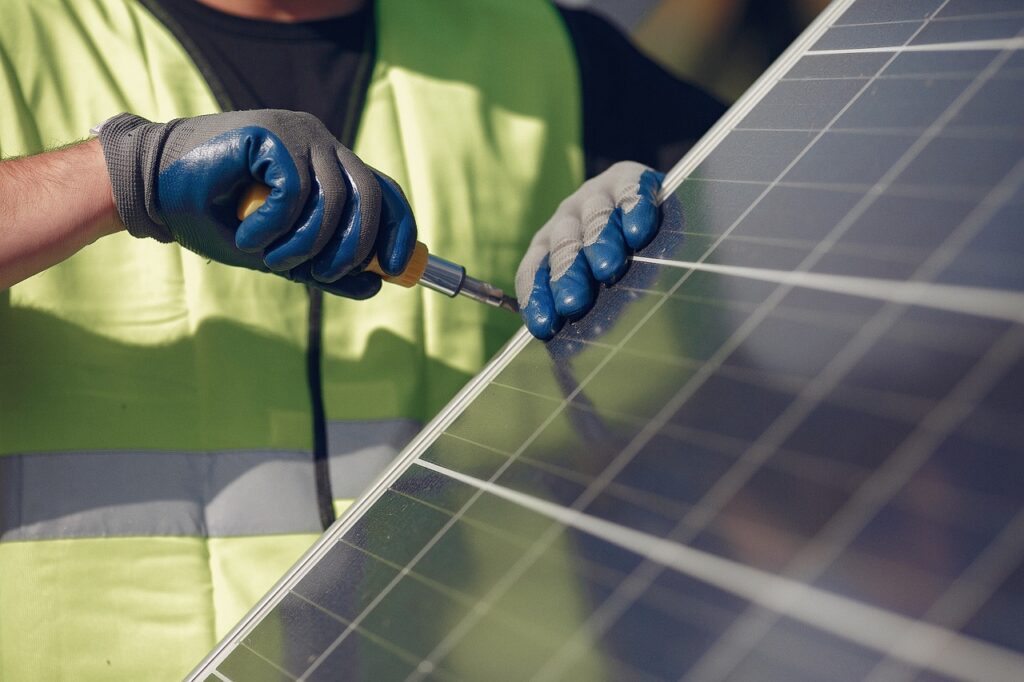 solar panel installation